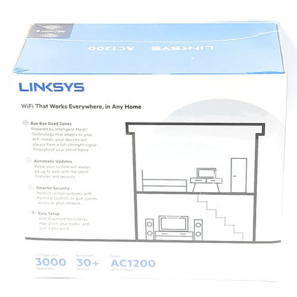 buy Linksys Velop Mesh Home WiFi System 3000 Sq. ft, 20+ Devices, 1.3Gbps in India.