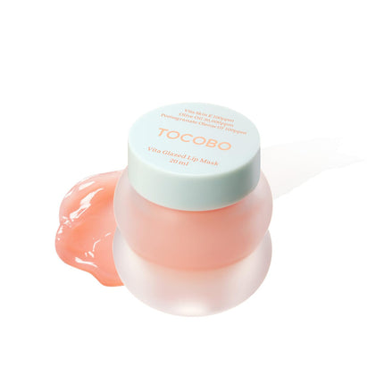 TOCOBO Vita Glazed Lip Mask 20ml / 109.5g, Super moisturizing night lip care, glazed and easy washable texture that melts into lips