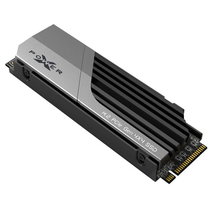 Buy Silicon Power 4TB XS70 Nvme PCIe Gen4 M.2 2280 SSD R/W Up to 7,200/6,800 MB/s, DRAM Cache, with Built-in PS5 Heatsink, Compatible with Playstation 5 in India.