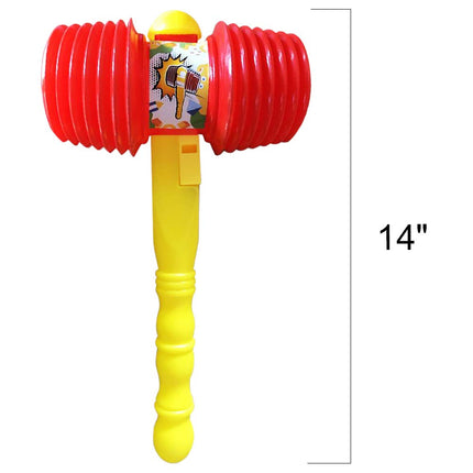 buy ArtCreativity Giant Squeaky Hammer, Jumbo 14 Inch Kidsâ€™ Squeaking Hammer Pounding Toy, Clown, Carnival in India