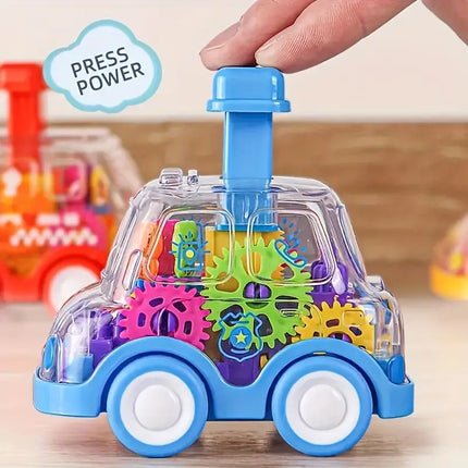 Power press car toy
