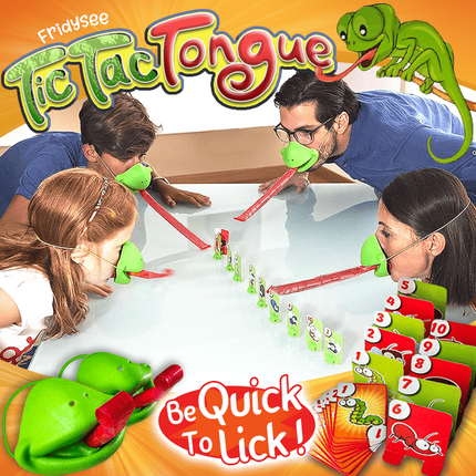 Maxbell Chameleon Lizard Game Tic-Tac Tongue