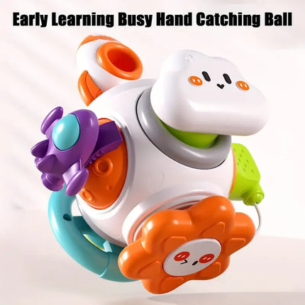 Maxbell Montessori Busy Ball - 6-in-1 Early Education Kid Toy | Improve Grasping Ability