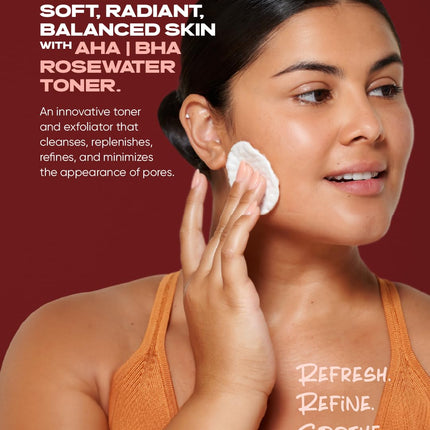 Buttah Skin by Dorion Renaud Buttah Rosewater Toner - AHA/BHA Rose Water Toner - Alpha Hydroxy Acids (AHA) & Beta Hydroxy Acids (BHA) - Refreshing Toner - Rosewater Skincare - Black Owned Skincare