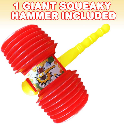 buy ArtCreativity Giant Squeaky Hammer, Jumbo 14 Inch Kidsâ€™ Squeaking Hammer Pounding Toy, Clown, Carnival in India