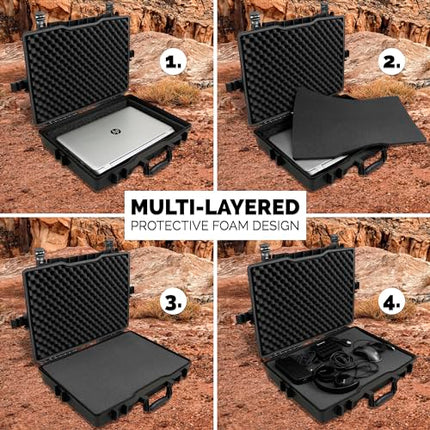 Buy CASEMATIX Waterproof Laptop Hard Case for 15-17 inch Gaming Laptops & Accessories in India