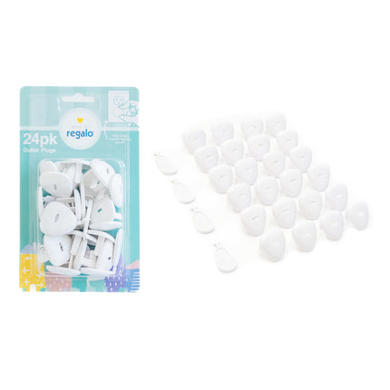 Buy Home Safety Outlet Cover Plug 24 Pack, Award-Winning Brand, Babyproofing Essential, White in India