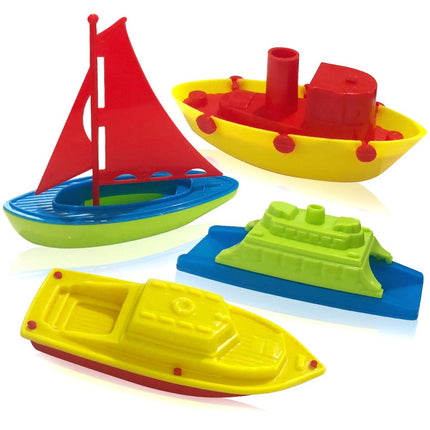 buy ArtCreativity Toy Boat Bath Toys for Kids & Toddlers, Set of 4, Kids Pool Toys for Outdoor Water Play in India