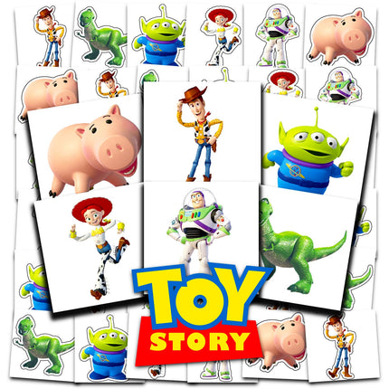 buy Disney Toy Story Tattoos Party Favors Bundle ~ 72 Perforated Individual 2" x 2" Toy Story Temporary in India