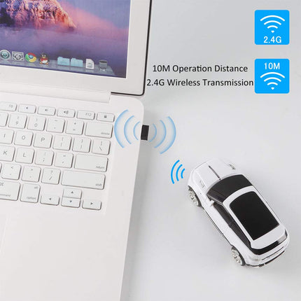 buy CHUYI Cool SUV Car Shaped Wireless Mouse 1600 DPI Optical Cordless Mice with USB Receiver for Office in India