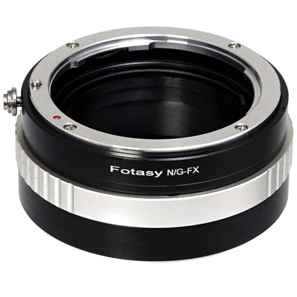 Fotasy Copper NK G AFS lens to Fuji X Lens Adapter, Nikkor F to X Mount Adapter, Compatible with Fujifilm X-Pro1 X-Pro2 X-Pro3 X-E2 X-E3 X-A10 X-T1 X-T2 X-T3 X-T4 X-T10 X-T20 X-T30 X-T30II X-T100 X-H1