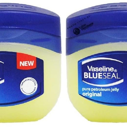 Vaseline Unscented Petroleum Jelly Balm 50ml - Pack of 2, Hypoallergenic, for All Skin Types