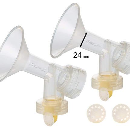 Buy 2X One-Piece Breastshields, Valves, Membranes Compatible with Medela Pump Parts, Pump in Style, in India.