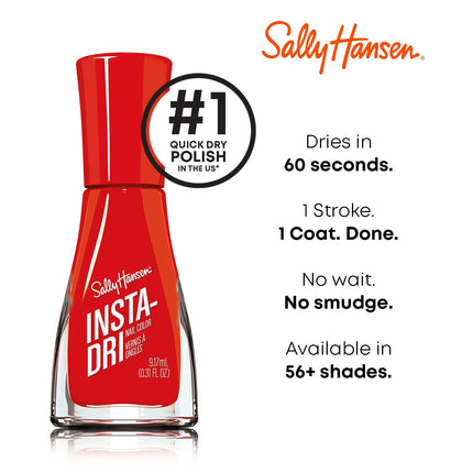 Sally Hansen Insta-Dri® Nail Polish - Color Collision Collection, Augmented Red-ality - 0.31 fl oz.