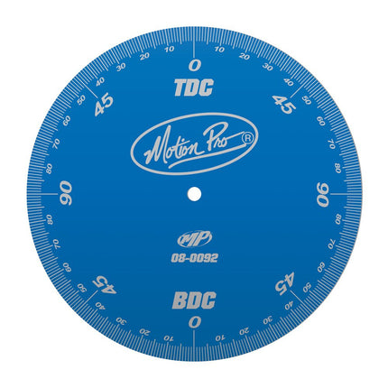 Motion Pro 08-0092 Anodized Blue Degree Wheel