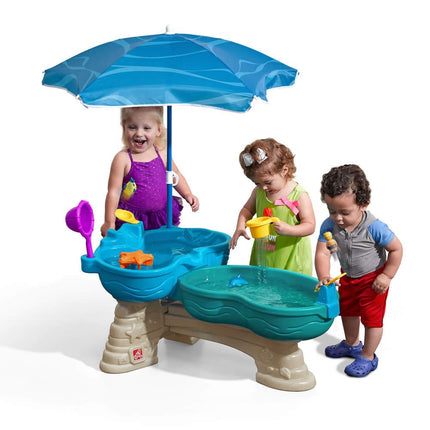 buy Step 2 Spill & Splash Seaway Water Table for Kids, Two-Tier Outdoor Kids Water Sensory Table in India