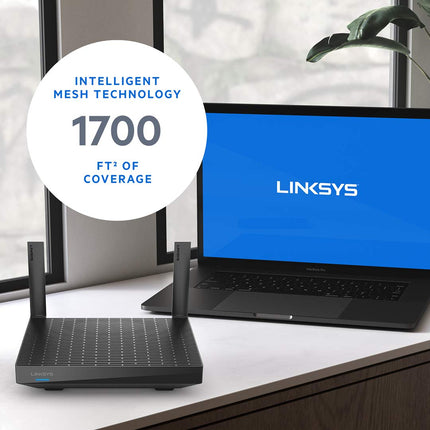 buy Linksys Mesh Wifi 6 Router, Dual-Band, 1,700 Sq. ft Coverage, 25+ Devices, Supports Guest WiFi, Parent Control, Speeds up to (AX1500) 1.5Gbps - MR7310 in India