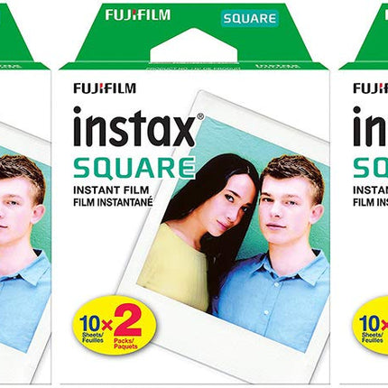 buy Square Twin Pack Film, 20 Exposures (3 Boxes) in India