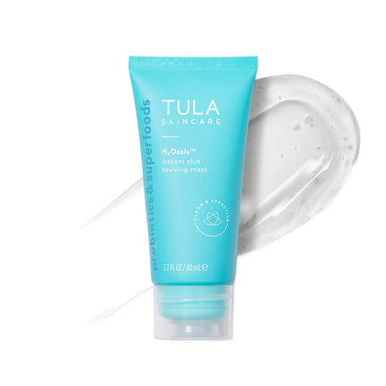 TULA Skin Care H2Oasis Instant Skin Reviving Mask - Hydrating Face Mask, Plumps and Energizes Tired Dehydrated Skin, Contains Resurrection Plant and Desert Lime, 2.7 Fl Oz.