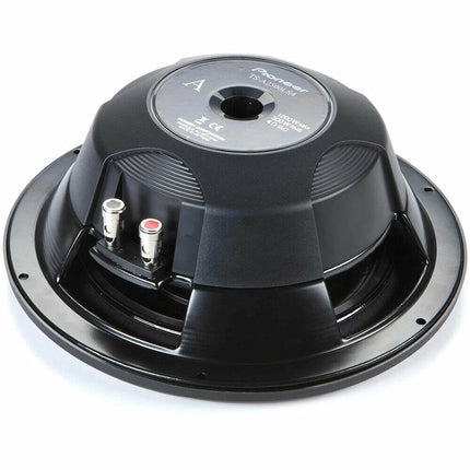 buy PIONEER TS-A2500LS4 1200 Watt 10"" Shallow Mount 4 Ohm SVC Subwoofer in India