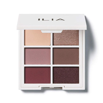 ILIA - The Necessary Eyeshadow Palette | Cruelty-Free, Vegan, Talc-Free, Matte, Satin + Metallic Highly Pigemented + Blendable Finishes (Cool Nude, 6 x 0.05 oz | 1.5 g)
