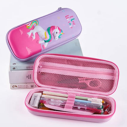 Maxbell 3D Eva Unicorn Pencil Case: Cute Cartoon Stationery Box for Girls - Perfect School Gift