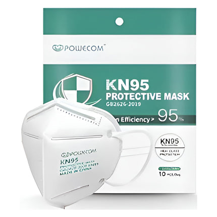 Buy Powecom - KN95 Face Mask, Reusable & Disposable Masks, 10 Pack in India