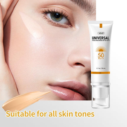 Buy VGO Tinted Sunscreen for Face SPF 50, Hydrating Sun Essence Face Sunscreen Leaves No Sticky Feeling in India.
