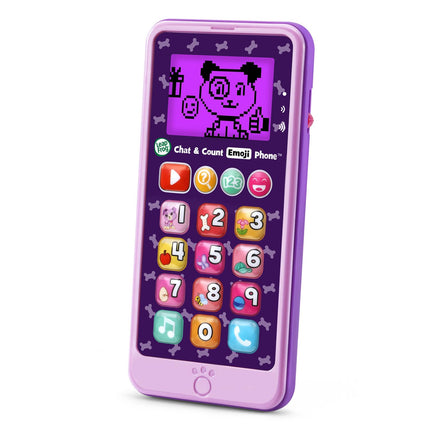 LeapFrog Chat and Count Emoji Phone, Purple