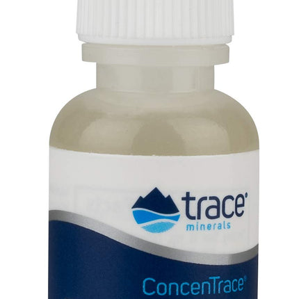 Trace Minerals ConcenTrace Drops | Full Spectrum Minerals | Ionic Liquid Magnesium, Chloride, Potassium | Low Sodium | Energy, Electrolytes, Hydration | 6 Day Supply, 0.5 fl oz (Pack of 1)