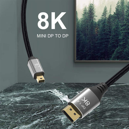 buy CABLEDECONN 2M 6.6FT Mini DP to DisplayPort 8K Cable 8K(7680x4320)@60Hz 4K@144Hz DisplayPort 1.4 in India