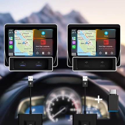 buy TULIYET Wireless CarPlay Adapter, Plug & Play Converts Wired CarPlay to Wireless in India for Cars from 2015 & iPhone iOS 10+