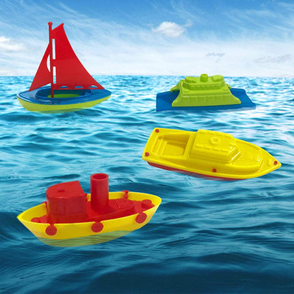 buy ArtCreativity Toy Boat Bath Toys for Kids & Toddlers, Set of 4, Kids Pool Toys for Outdoor Water Play in India