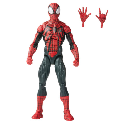 Marvel Legends Series Ben Reilly Spider-Man, Spider-Man Legends Collectible 6 Inch Action Figures, 2 Accessories