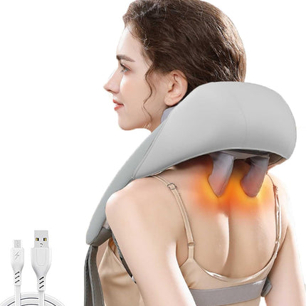 Maxbell Tech Portable Telescopic 3D Kneading Massager - Ultimate Heat Therapy & Muscle Relief