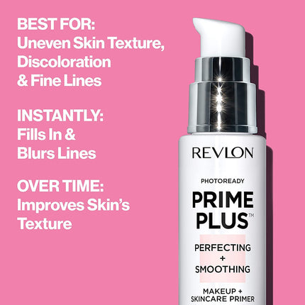 buy Revlon Face Primer, PhotoReady Prime Plus Face Makeup for All Skin Types, Blurs & Fills in India