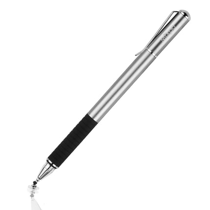 Mixoo Smart Pen,Disc & Fiber Tip 2 in1 Series,Capacitive Stylus Tip,High Sensitivity & Precision,Stylus Pens for Touch Screens (Space Grey)