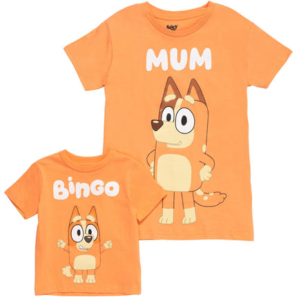 Buy Bluey Mum Adult Womens Graphic T-Shirt Chilli Medium in India