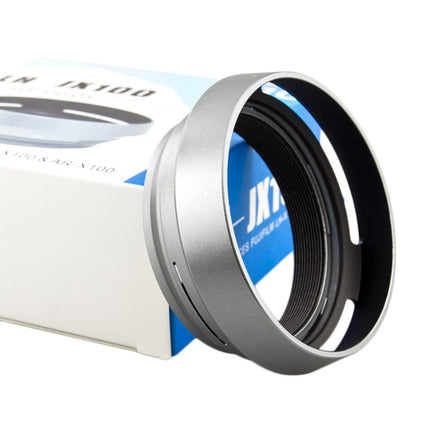 JJC LH-JX100 Silver Metal Lens Hood Adapter Ring for Fujifilm X70 X100 X100S X100T Replaces FUJIFILM AR-X100 Adapter Ring