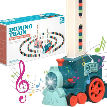 Musical Electric Domino Train Set for kids