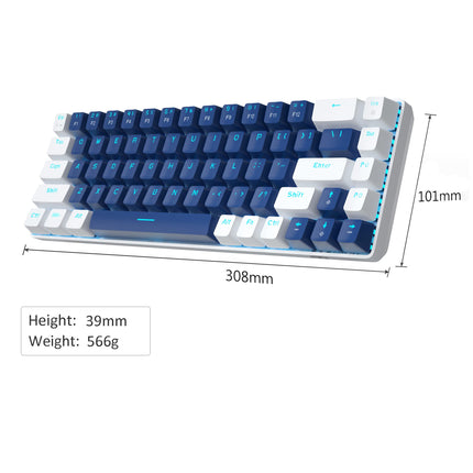 buy MageGee Portable 60% Mechanical Gaming Keyboard, MK-Box LED Backlit Compact 68 Keys Mini Wired Offic in india