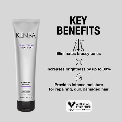 Buy Kenra Brightening Treatment | Intense Violet Toning | All Hair Types | 5 fl. Oz (2-Pack) in India India
