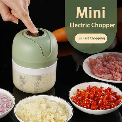 Mini Electric Chopper::electric vegetable cutter machine::Mini Garlic Chopper
