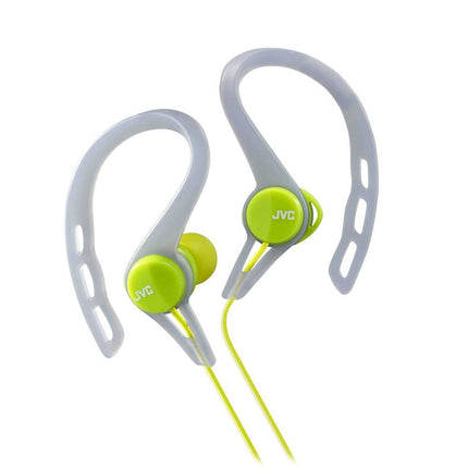 JVC HAECX20G Sports Clip Inner Ear Headphones, Green