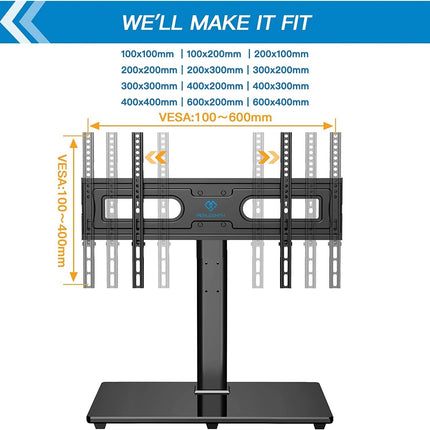 Buy PERLESMITH Swivel Universal TV Stand Mount for 32-80 Inch TVs in India