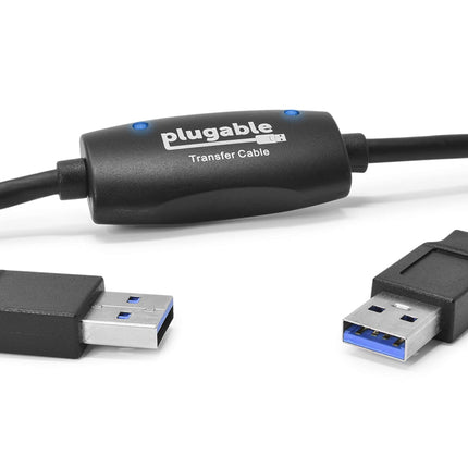 buy Plugable USB 3.0 Transfer Cable, Unlimited Use, Transfer Data Between 2 Windows PC's, Compatible with in India