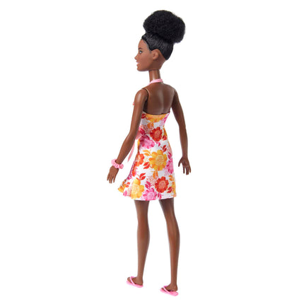 Barbie Loves the Ocean Doll with Natural Black Hair, Pineapple Dress & Accessories, Doll & Clothes Made from Recycled Plastics