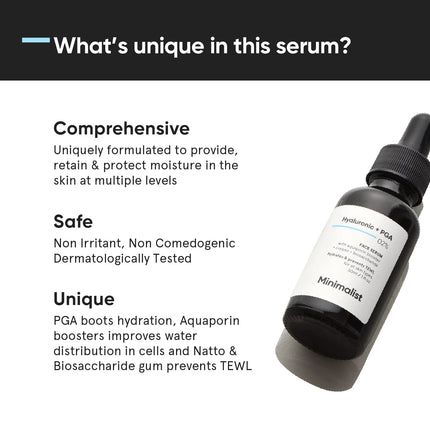 buy Minimalist 2% Hyaluronic Acid Serum for Face in India