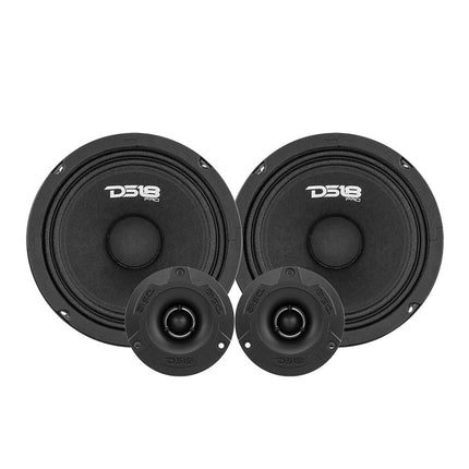 buy DS18 PRO-GM6.4PK Mid and High Complete Package - Door Speakers for Car or Truck Stereo Sound System in India