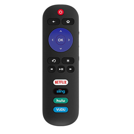 New Replace Universal Remote Compatible with TCL Roku TV, Hisense Roku TV, Onn Roku TV, Insignia Roku TV, Fit for Sharp/Element/Westinghouse/Philips/JVC/RCA/Hitachi and fit for Sanyo Roku TV